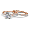 S925 Sterling Silver Two-Way Wear Detachable Set Moissanite Women's Ring Luxury for Everyday Wear Engagement Anniversary Gift