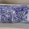 Transparent Crystal Glass in Bulk Strass Rhinestone Non Hot Fix Luxury Flatback Packing Bag Colors Garment Shoes Bags Nail Art
