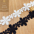 Milk Silk Lace Embroidery Water-Soluble Flowers Barcode Design for Bra & Dress Accessories Elegant Jewelry Inspired by Nature