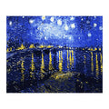 Impressionist DIY Coloring Paint by Number Pictures Painting by Numbers Full Set Canvas Home Decoration DIY Gift 16X20 Inch