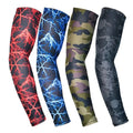 Promotion Camo Sport Running Cycling Seamless Compression Cycling Arm Sleeves With Custom Logo