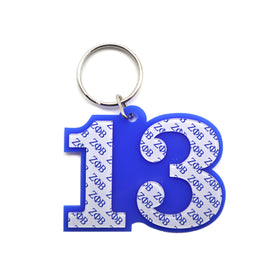 Greek Letters Zeta Phi Beta Sorority Key Pendant ZPB Line Number Acrylic Keychain Chapters Keychain