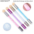 Manicure Nail Design Tool Sponge Brushes Glitter Gel Polish Painting Gradient Rhinestone Pen Scraper Nails Art Nail Brush