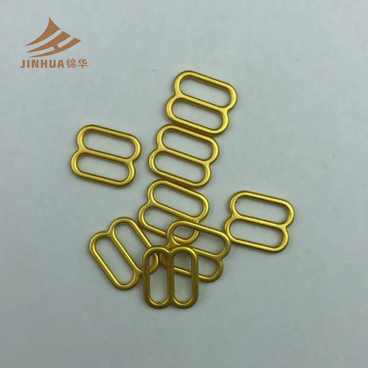 Metal Rings Sliders for Underwear Lingerie 6mm 8mm 10mm 12mm Gold Color Metal Accessories
