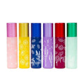 In Stock Print Flower 10ml Macaron Colors Glass Roll on Bottle With Steel Roller for Cosmetics