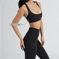 Factory Wholesale Soft Breathable Sportswear 2 Piece Yoga Activewear Set Women Gym Fitness Sets Women Sportswear Gym Yoga Wear