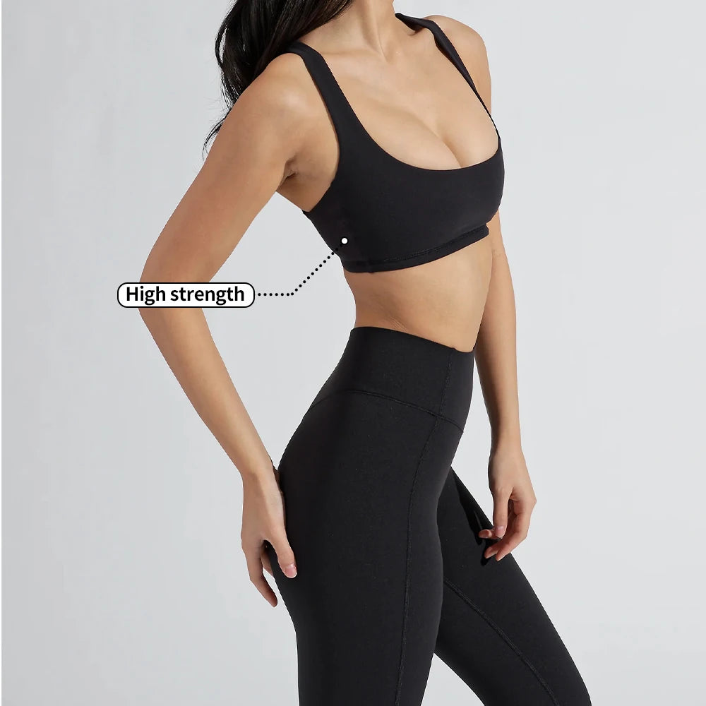 Factory Wholesale Soft Breathable Sportswear 2 Piece Yoga Activewear Set Women Gym Fitness Sets Women Sportswear Gym Yoga Wear