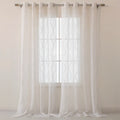 Wholesale White Sheer Embroidery Window Drapes Tulle Embroidered Curtains & Valances with Plant Design for Home Use