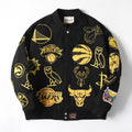 Custom Made Heavy Embroidery Bomber Motercylce Racer Jackets for Men Twill Vintage Nascar Car Racing F1 Jackets