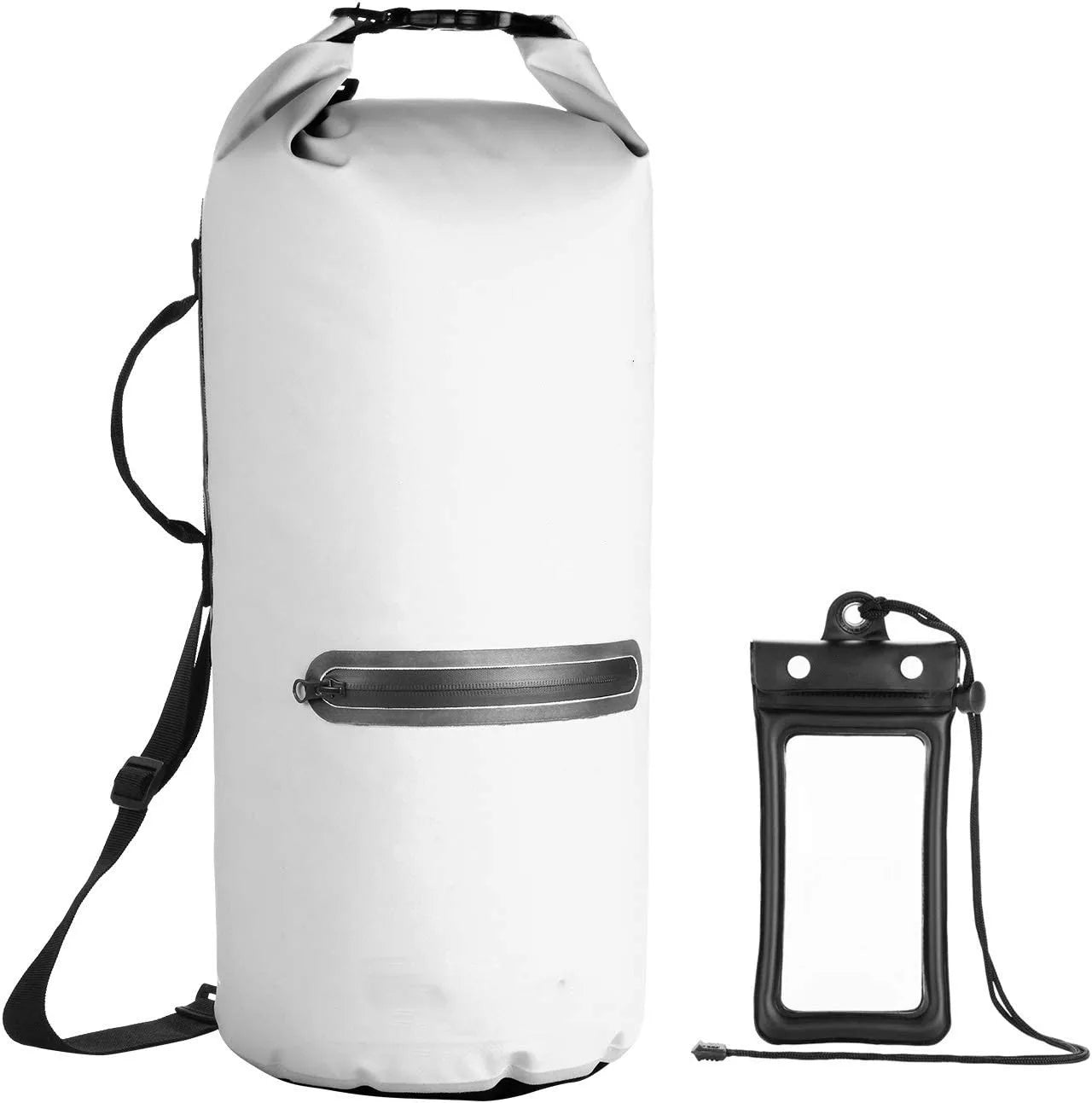 Emyway E006 Portable PVC Waterproof Dry Bag Adjustable Shoulder Strap 2L-40L Roll Top Compression Sack 15L Phone Case Water