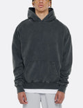 Custom logo 14 oz Heavy Cotton Oversized Hoodie Heavyweight Blank Pullover Hoodie Without String Vintage Hoodies Men