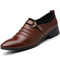 Wholesale New Design PU Leather Height Increasing Men Elevator Dress Shoes