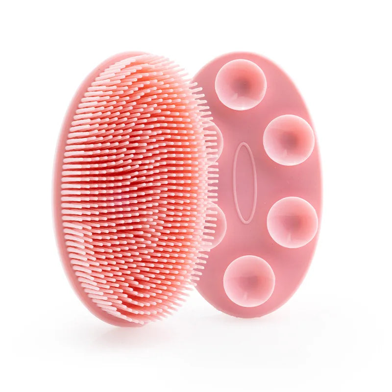 Wholesale Silicone Shower Body Brush Bath Scrubber Cleaning Brushes with Suction Cups
