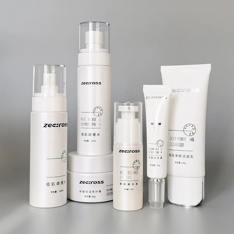 Factory Price Directly OEM Tops PET Bottles and Jars & Travel Recyclable Cosmetic Tube Jar Bottle Kit Set Bottle for Cosmetics