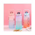 Vintage Design Student Eco-Friendly Sport Plastic Water Bottle with Straw Various Styles