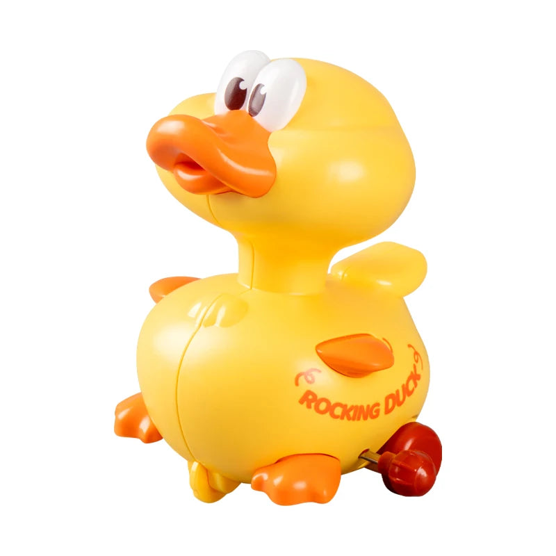 Wholesale Cheap Price Clockwork Swinging Duck Without Electricity Children Funny Classic Wind up Toys for Kids ABS Plastic Toys