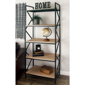 Urban Industrial  Brown Livingroom Furniture  Pb Luxury Modern  Wood Bookshelf