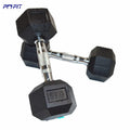 Gym Fitness Mancuernas De Pesas 50lb 60lb Dumbbell Set De Mancuernas Rubber Coated 5kg Hex Dumbbell