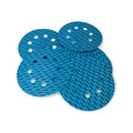 5-inch 8-hole Blue Disc Sandpaper Diamond-shaped Dry-wet Dual-use Velvet Backing Sandpaper Diamond-shaped Grid Sanding Polish