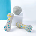 Pet Chew Toy Relieves Pressure TPR Bone for Small Dog Ball Bite Resistant Teething Stick Dog Toy
