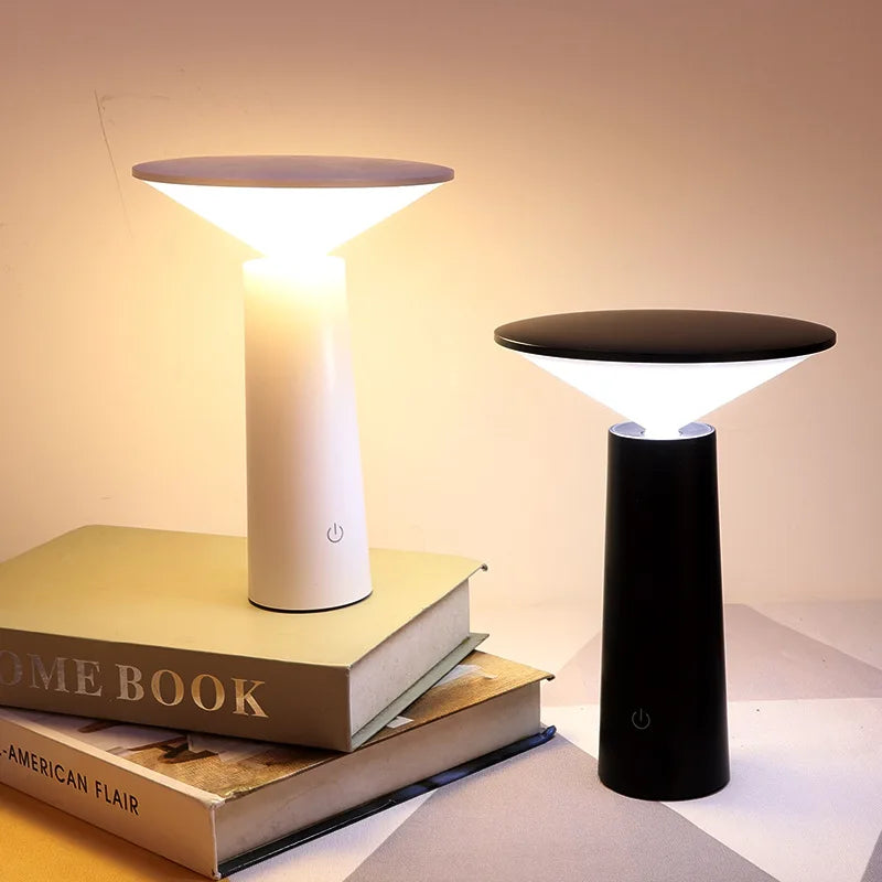 Creative Adjustable Angle Dining Bar Rechargeable Mini Table Light Portable Modern Cordless Led Lighting