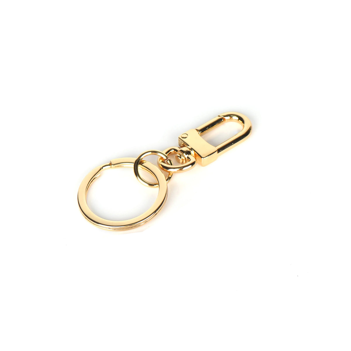 High-grade zinc alloy dog button key ring hanging decoration luggage hardware accessories real gold bag phonpe chain buckle