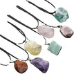 Huiying Natural Raw Crystal Pendants Natural Stone Charms Rough Irregular Shape Gemstone Supplies Necklace Pendant Jewelry MegaBDM