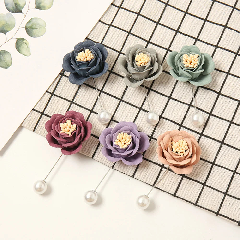 New Design Floral Needle Hijab Pins Pack Scarf Women Head Accessories for Muslim Women
