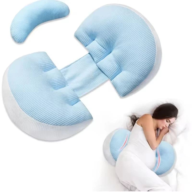 Pregnancy Wedge Pillow Support BodyAdjustable Maternity Pillow for SleepingSupport LegsBackKneesTravel Pregnancy Pillows