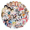 50Pcs Classic TV Show Greys Anatomy Cartoon Graffiti Stickers for Car Laptop Scooter PVC Vinyl Doctor Sticker