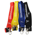 Custom Eco-friendly Polyester Lanyard Unique Logo Digital Silk Screen Printing for Keys ID Cards Badges YOUQU Brand Drop