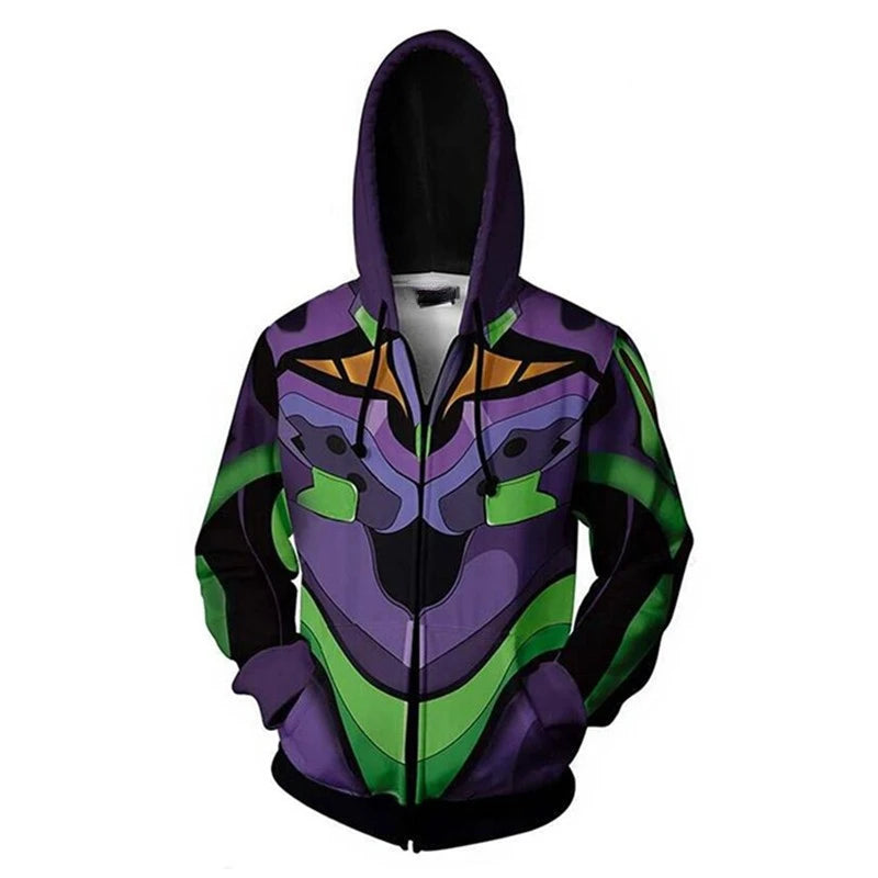 Fitspi Wholesale 3d Printed Hoodie Anime Cosplay Casual Sweatshirt Pullover Custom Dropshipping