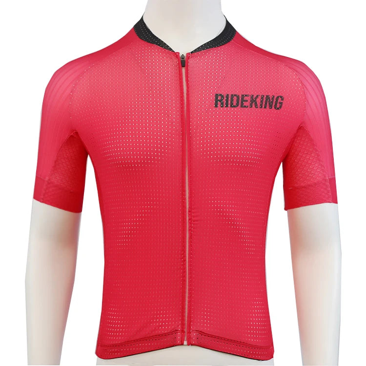 Wholesale Quick Dry Breathable Men's Cycling Jersey Custom Sublimated Camisa De Ciclismo