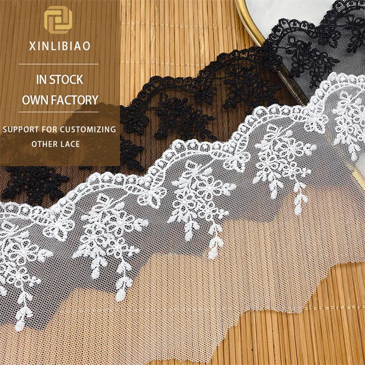 Milk Silk Embroidered Water-Soluble Lace Dress Accessories Women's Skirt & Shoe/Bag Spot Embroidery Lace