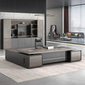 Office Furniture Modern Simple President Desk Fashion boss Desk and Chair Combination Office Manager Desk