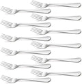 Customized Packaging Label Dozen 12pcs Stainless Steel Table Forks Restaurant Use Fork Set