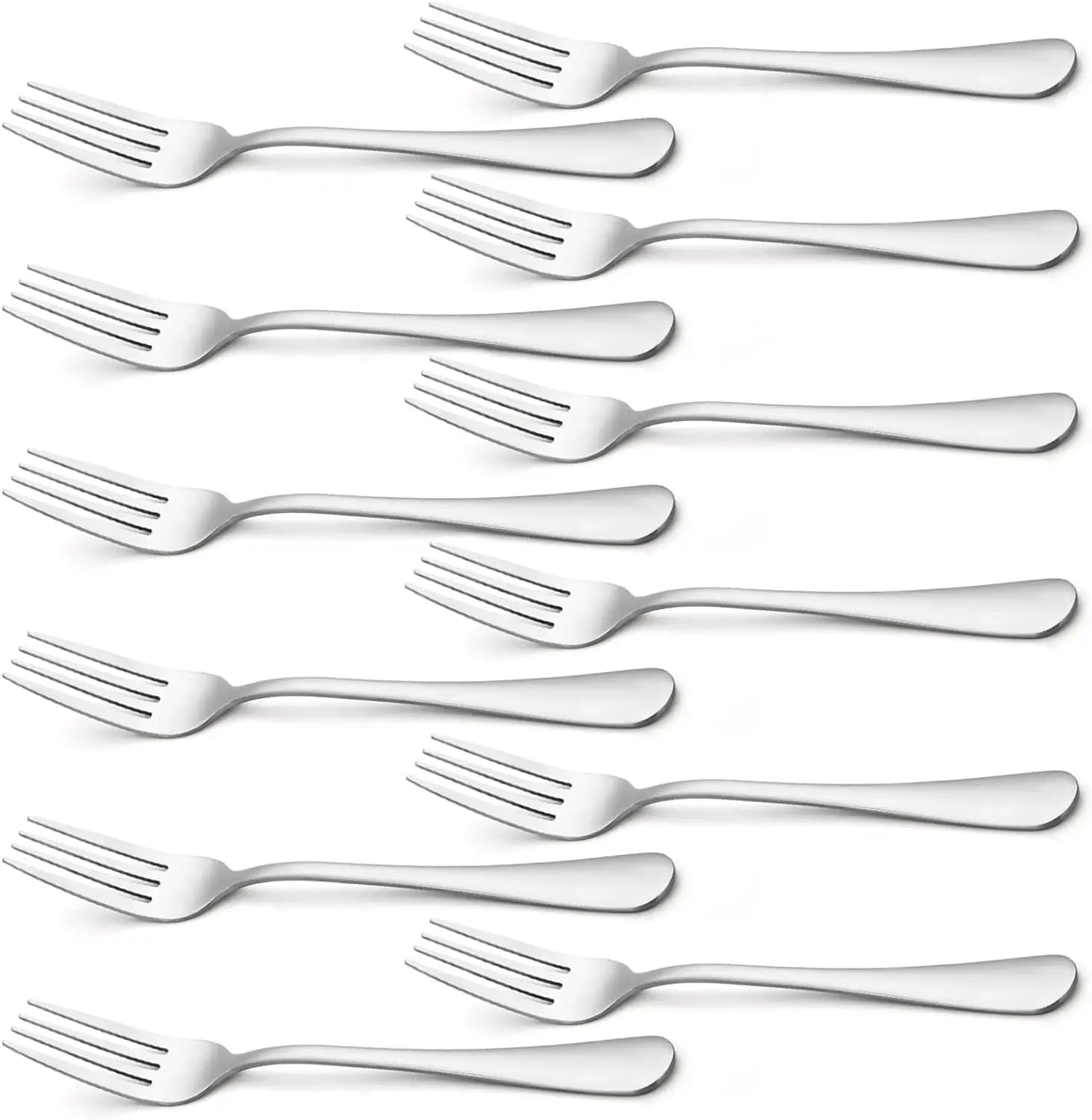 Customized Packaging Label Dozen 12pcs Stainless Steel Table Forks Restaurant Use Fork Set