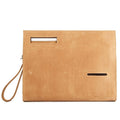 Wholesale Retro Leather Bags for Files Crazy Horse Leather Men's Business Briefcase Small Shoulder Bags for Document Size A4