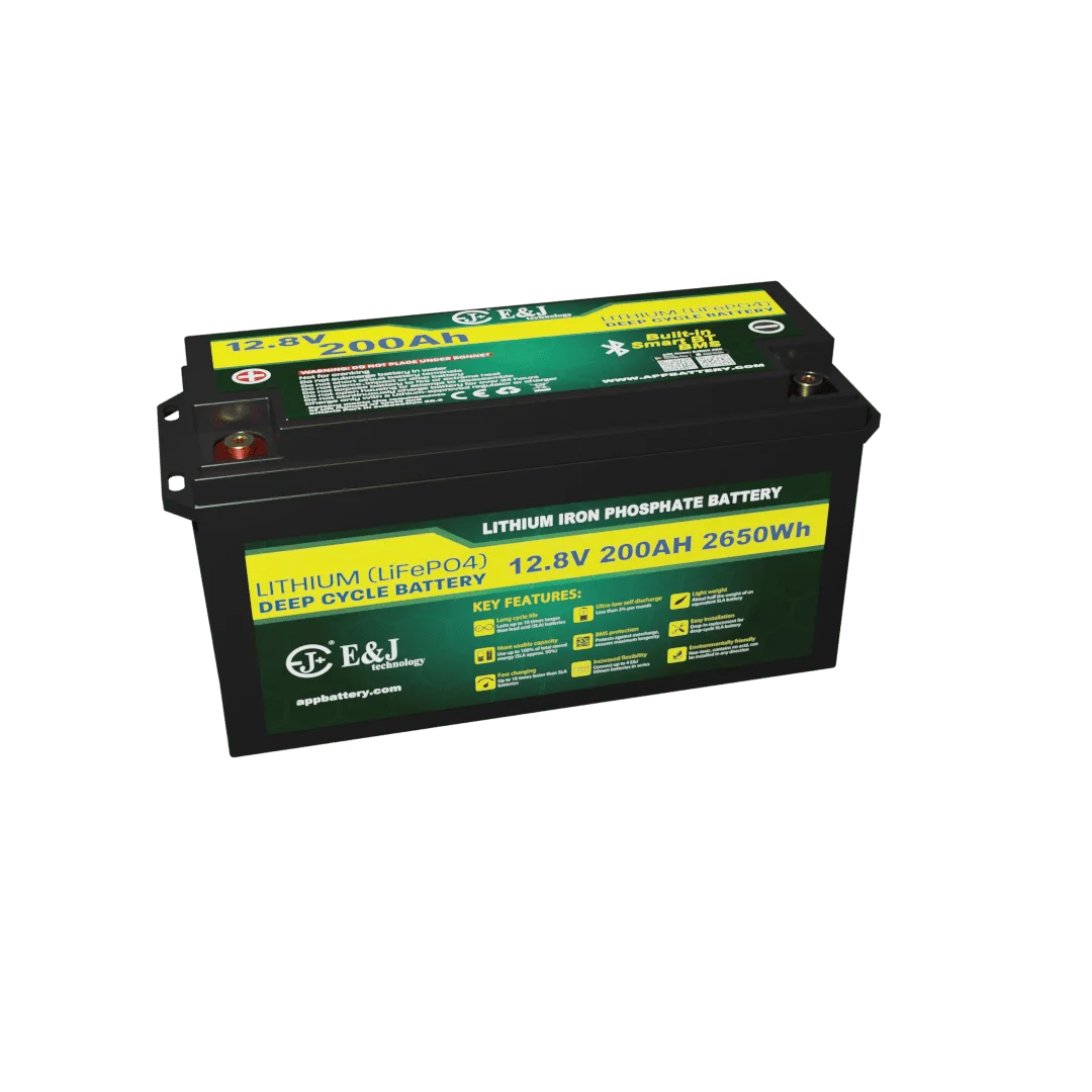 CE Certified Industrial 12V 200Ah LiFePO4 Battery for Telecom UPS Backup