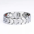 Popular Adjustable Titanium Stainless Steel Health Magnetic Energy Bracelet