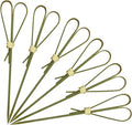 Tailai 4.7 Inch Eco-Friendly Polished Bamboo Wood Heart Shaped Cocktail Picks Toothpicks Appetizers Skewers Charcuterie