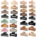 Factory Wholesale Large Hair Claw Clips 8 Pack Strong Hold Matte Claw Hair Accessories Hair Clips for Women Girls Modern