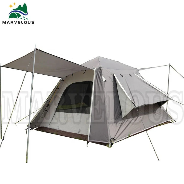 4 Person Outdoor Camping Tent Uv Coating Waterproof Tente Comping Automatic Portable Foldable Pop up Tent