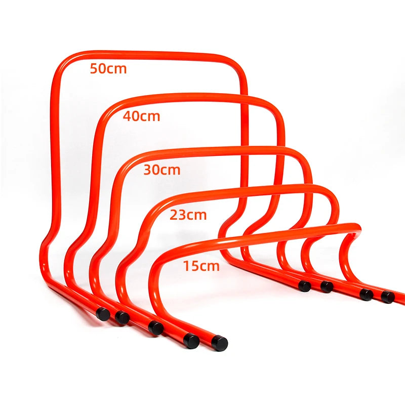 Adjustable 50 Cm Agility Hurdles for Football & Soccer Training Durable ABS Material Equipment