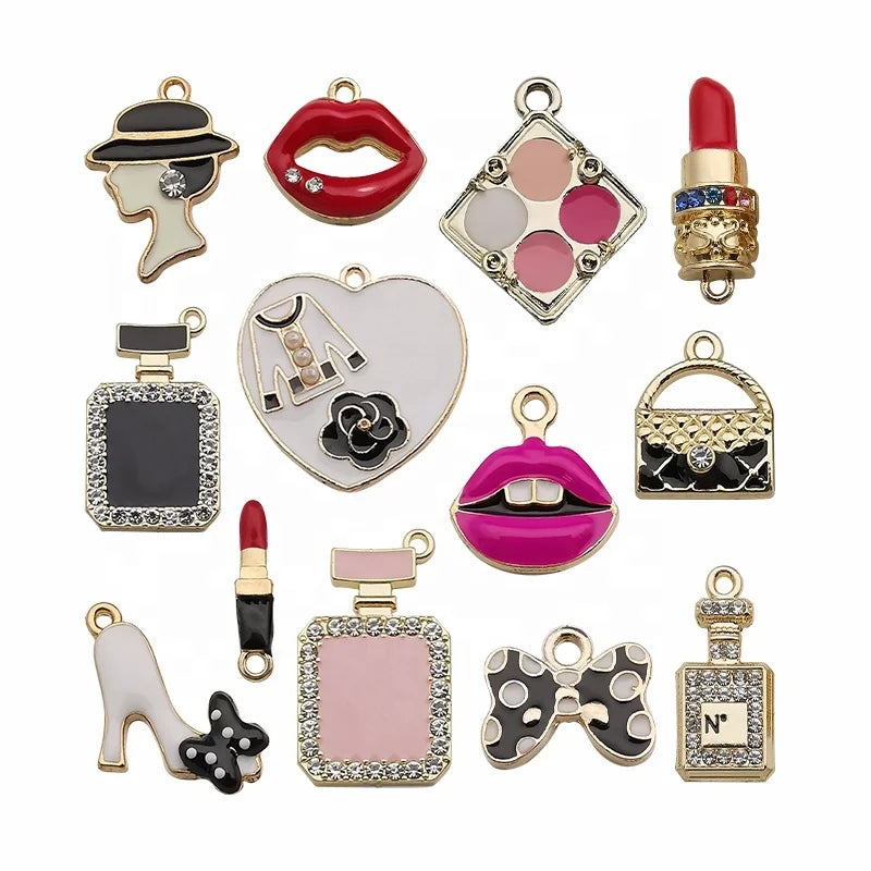 Fashion CC GG Designer Charms Perfume Bottle Pendant Bracelet Charms for Diy Bracelet Necklace Luxury Jewelry Making