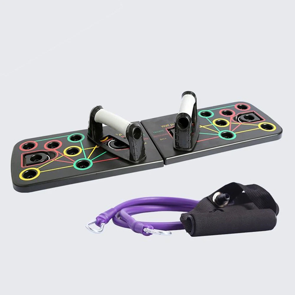 Newly Upgraded Body Workout Machine  9 in 1 Gym Equipment Foldable Push up Stand Pushup Push up Board