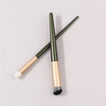 Eco Friendly Brush Applicator Lip Gloss Tube Nose Contour Angular Multi-functional Dark Green Makeup Brushes