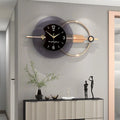 79X39CM Wholesale  Nordic Large Metal Wall Clock Modern Luxury Silent Quartz Home Decorative Watch DDP Dropshipping RoHS WEEE