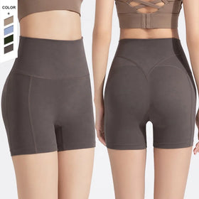 New Style Breathable Fitness Shorts High Waist Hip Lift No Embarrassment Line Sports Cycling Shorts