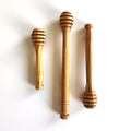 Best Quality Custom Logo Sustainable Honey Jam Jar Stirring Honey Spoon Wood Sticks Olive Wood Honey Dipper